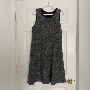 Vintage J. crew Stretch Wool-blend Tweed Dress sz 16 EUC